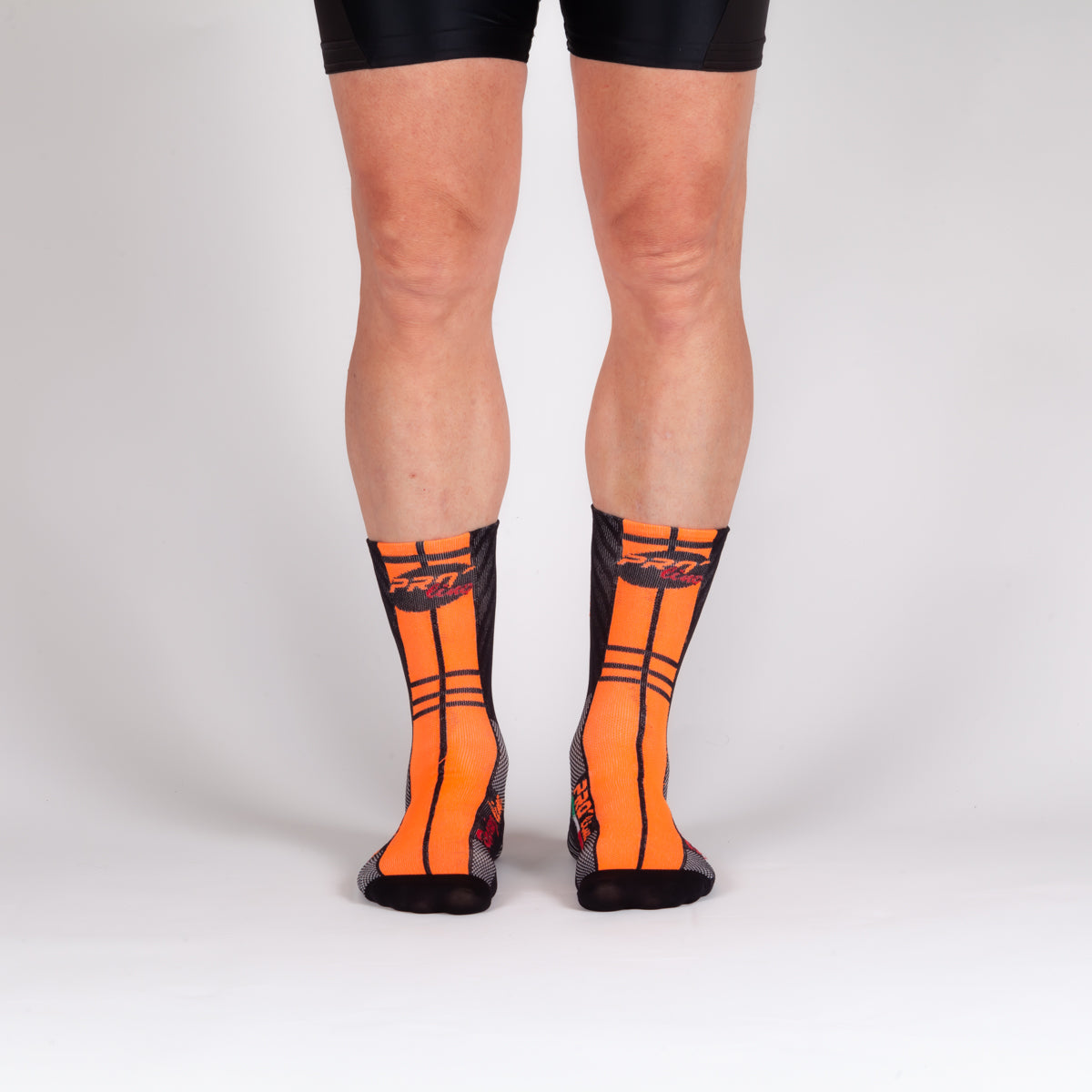 Calze Compression Arancione Fluo