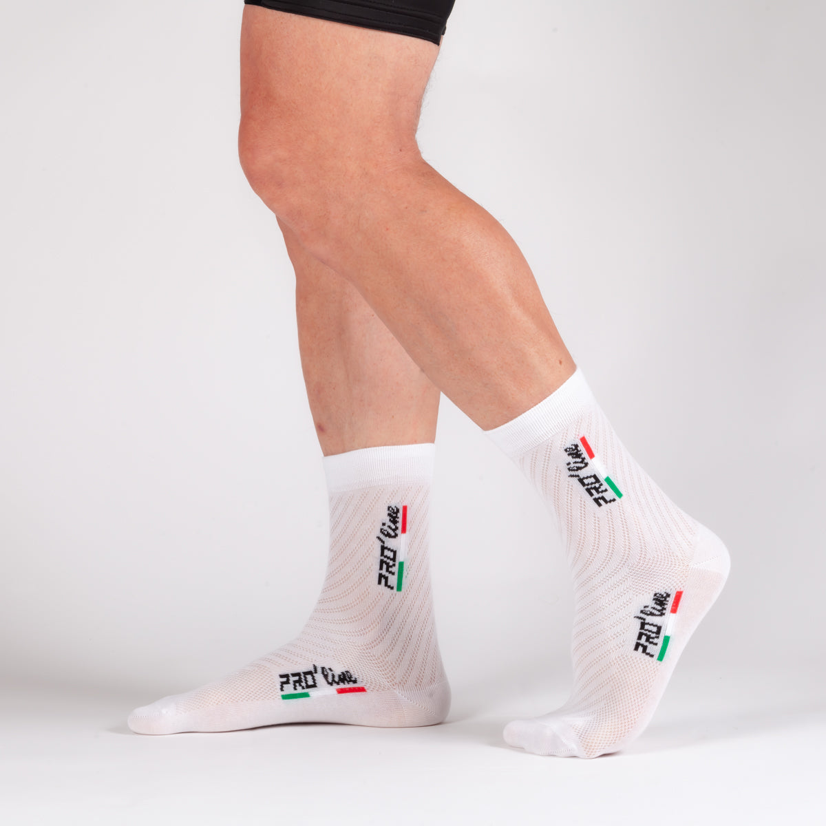 Calze All In One Vertical Logo Bianco