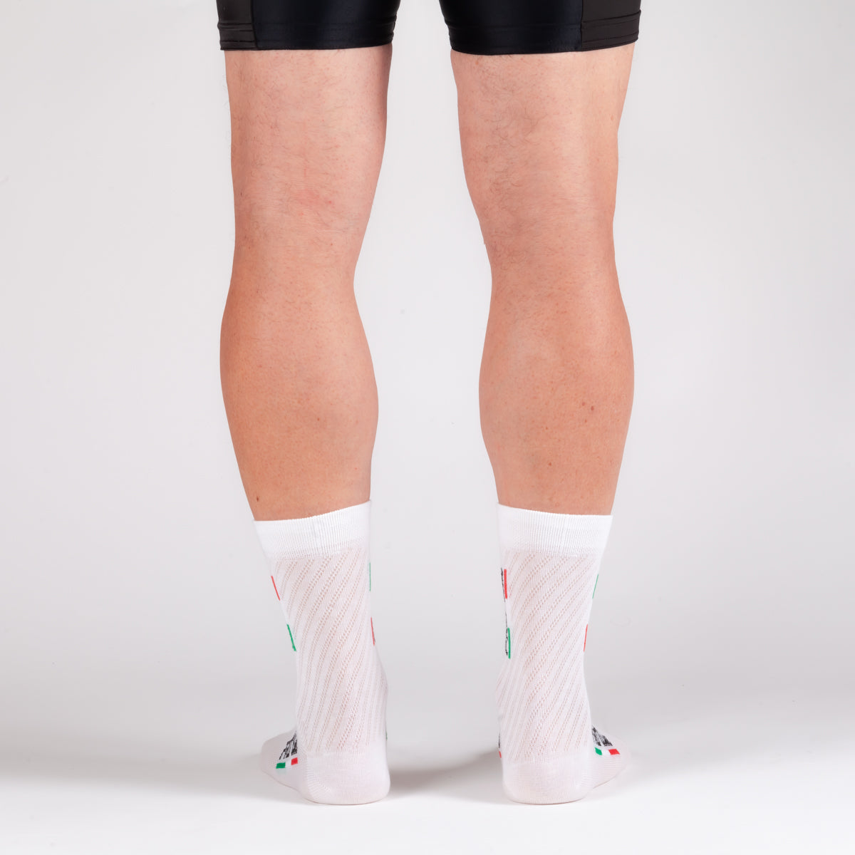 Calze All In One Vertical Logo Bianco