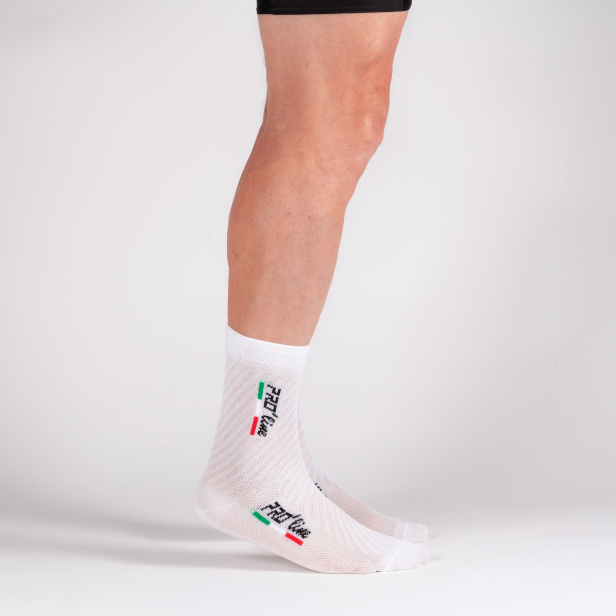 Calze All In One Vertical Logo Bianco