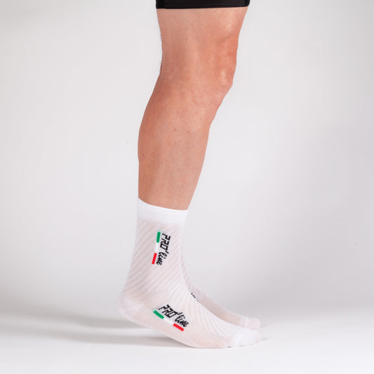 Calze All In One Vertical Logo Bianco