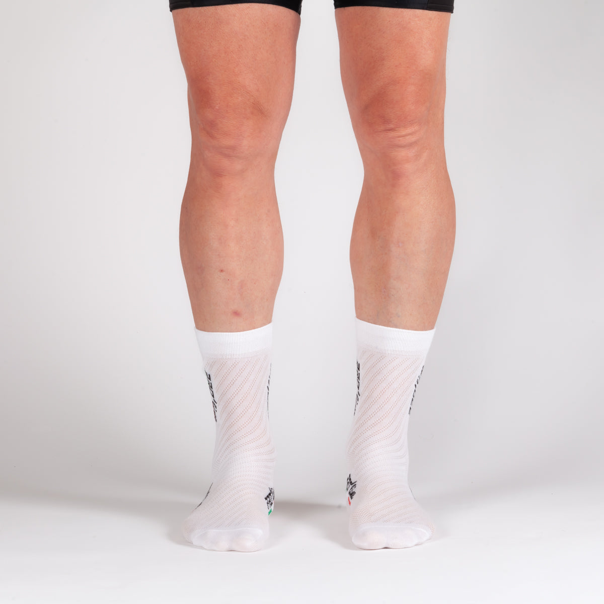 Calze All In One Vertical Logo Bianco