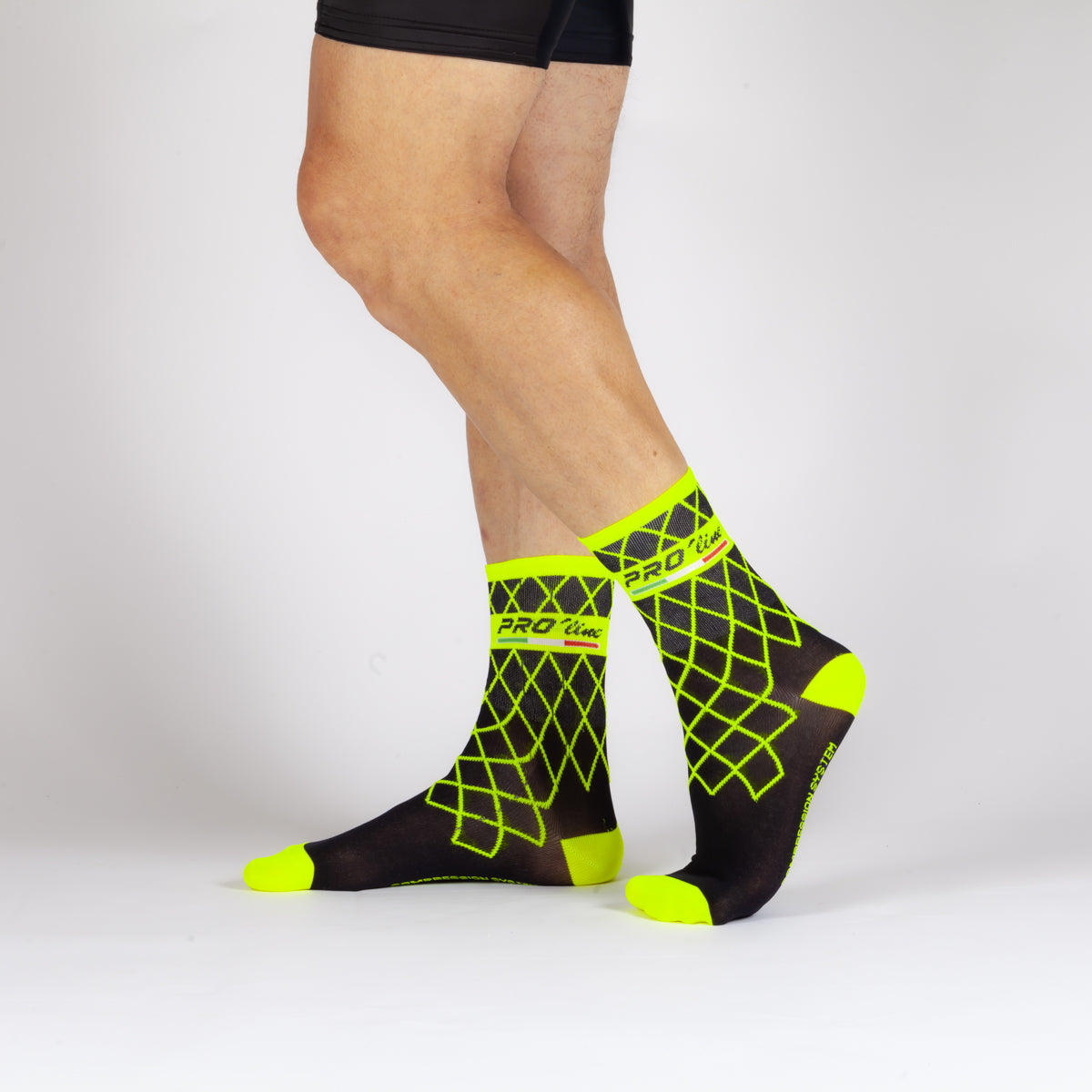 Kit 3 Paia Calze Rhombus Giallo Fluo