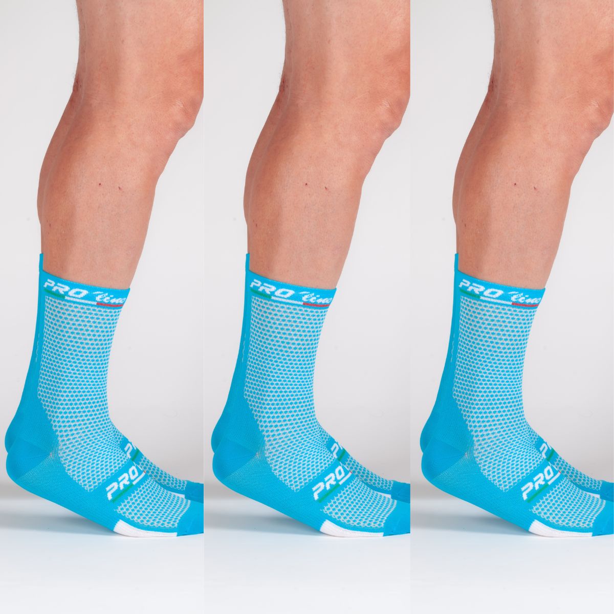 Kit 3 Paia Calze Premium Azzurro