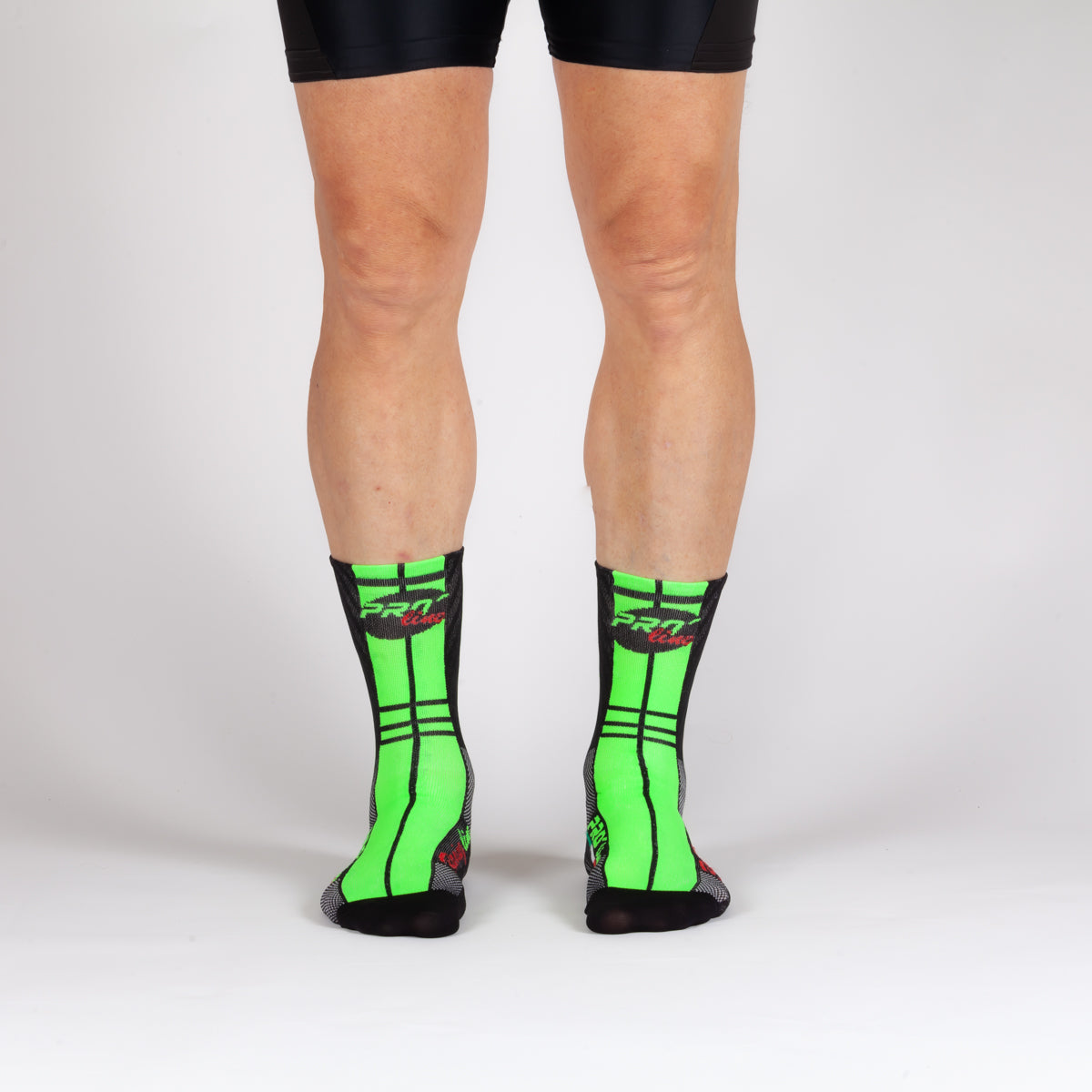 Kit 3 Paia Calze Compression Verde Fluo