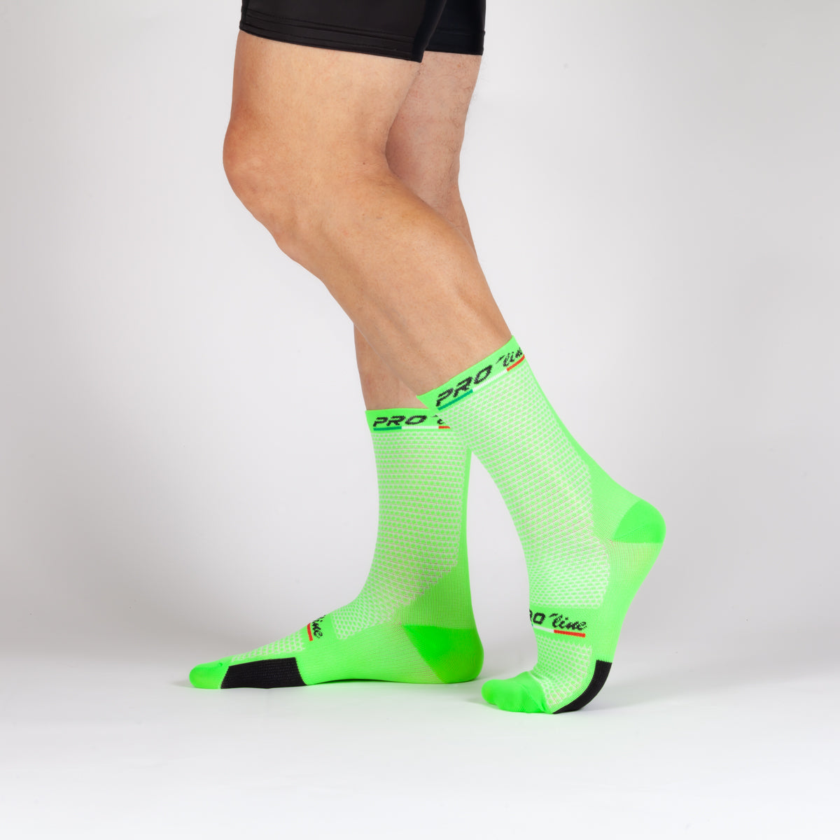 Kit 3 Paia Calze Premium Verde Fluo