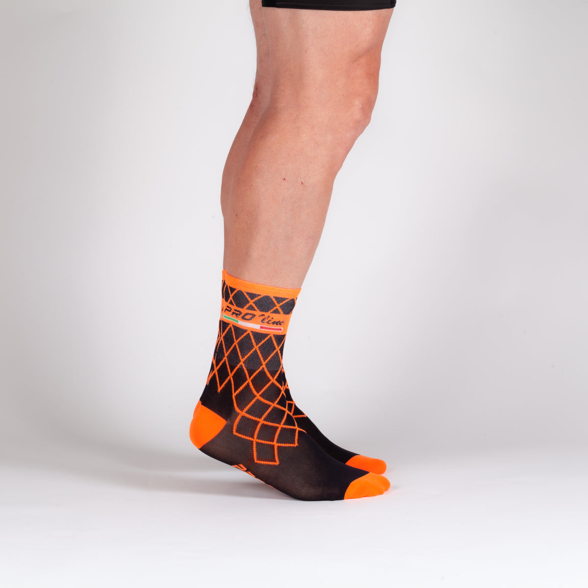 Kit 3 Pairs Fluo Orange Matchy Socks