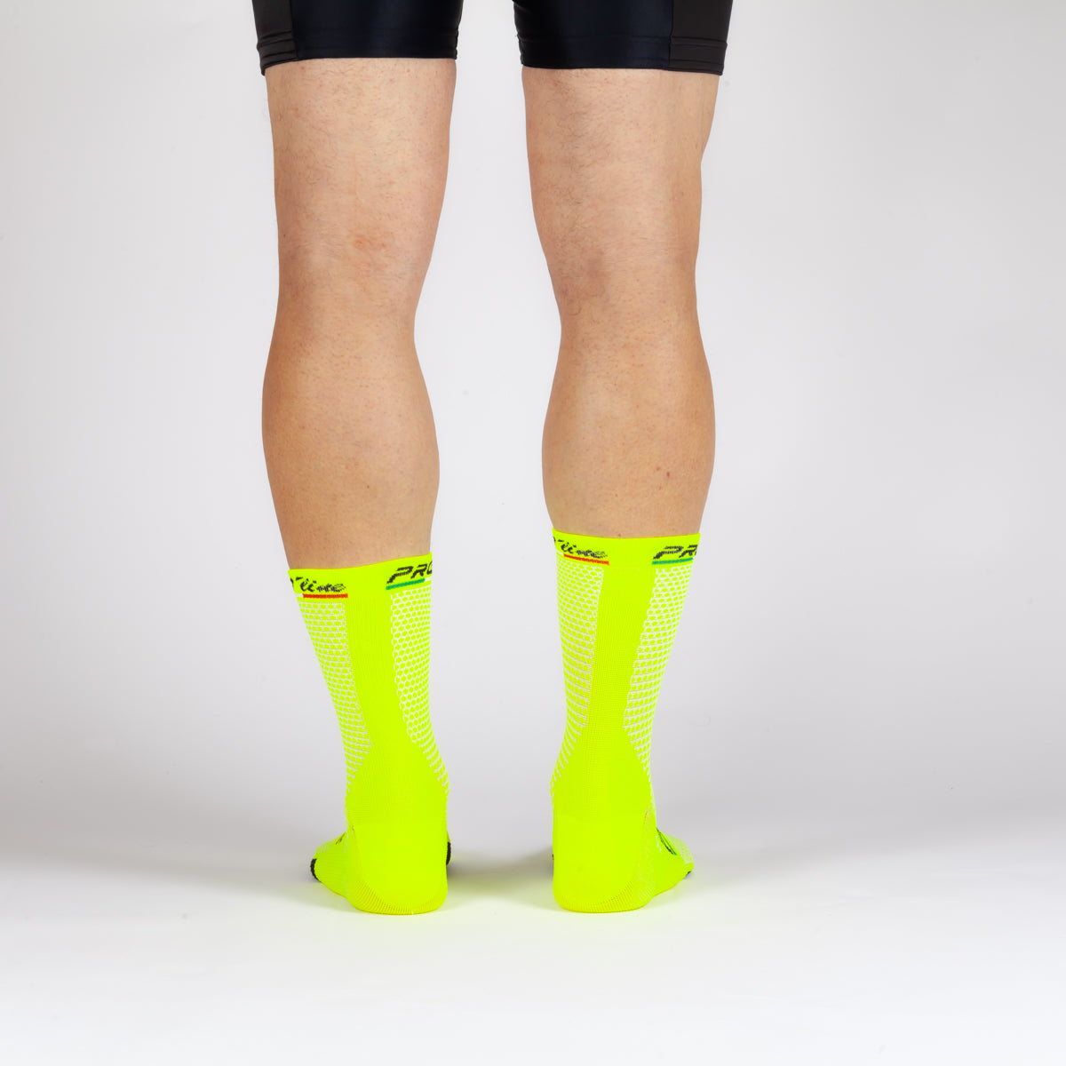 Kit 3 Pairs Premium Yellow Fluo Socks