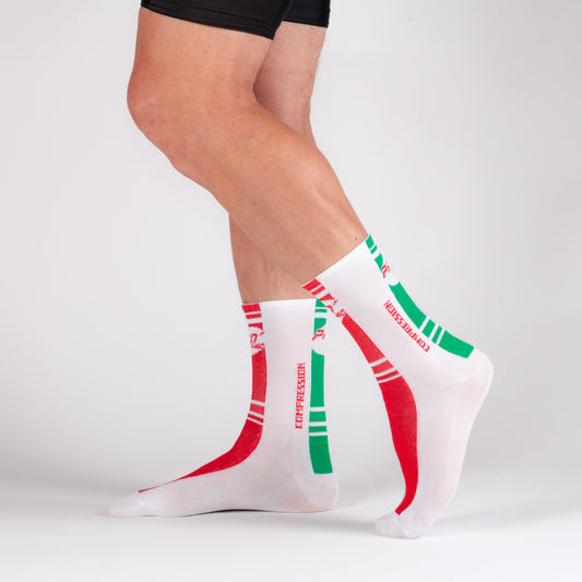 Calze Compression Tricolore